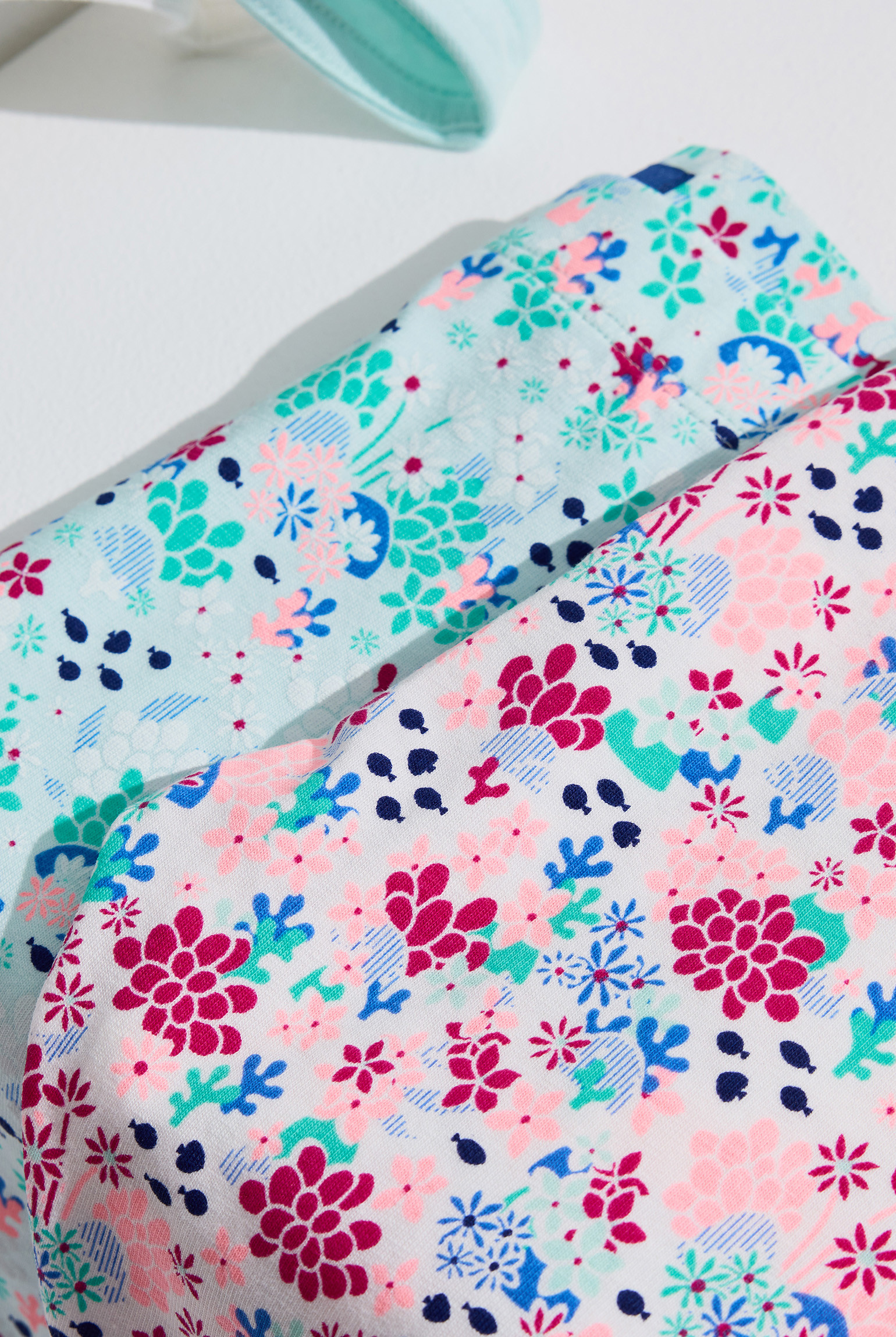 Legging rose fleuri fille - Imprimé multicolore