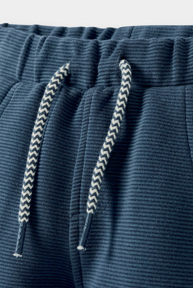 Pantalon jogging fantaisie bleu marine bébé garçon - Bleu Mineral