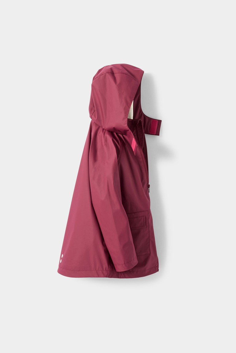 Veste imperméable beige irisé fille - Rose Valériane