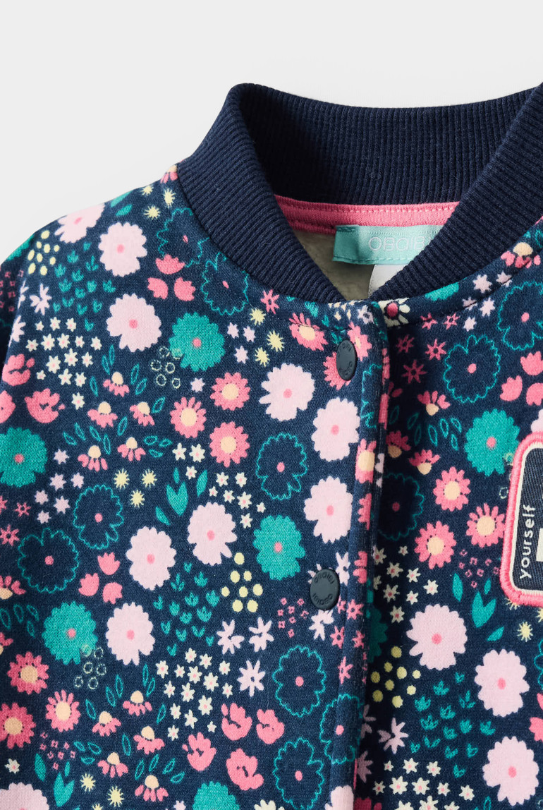 Blouson rose bébé fille - Imprimé rose