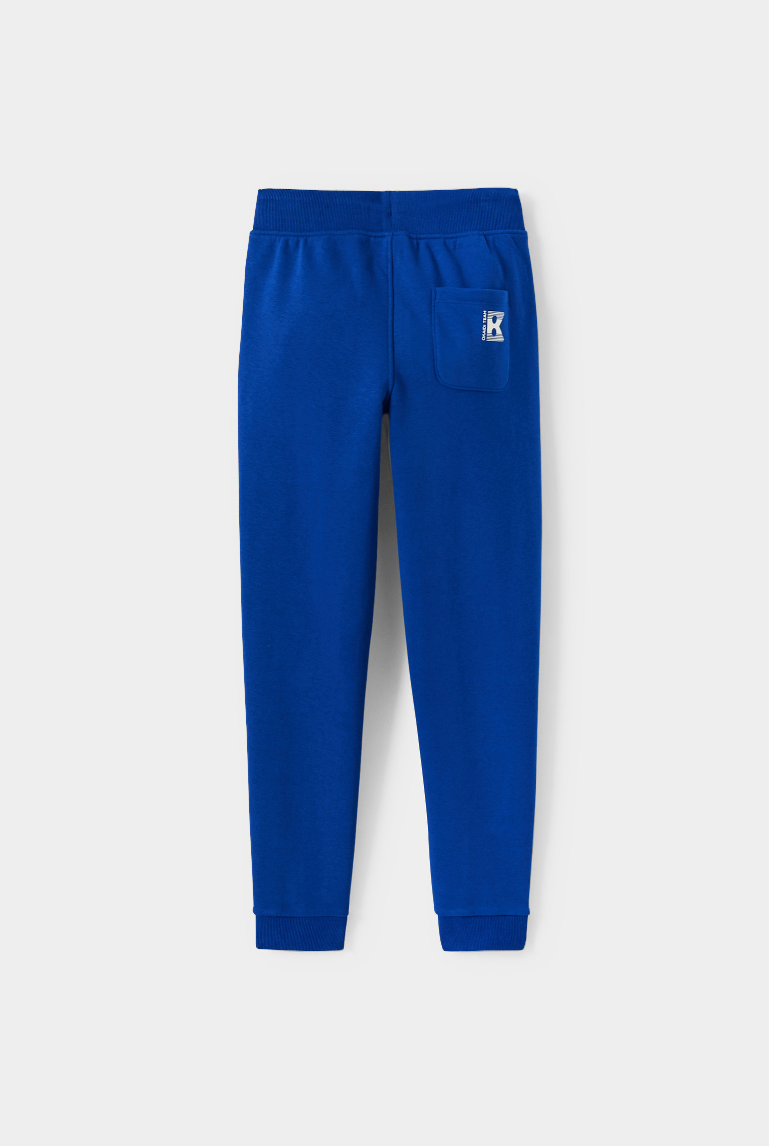 Jogging gris chiné garçon - Bleu Klein