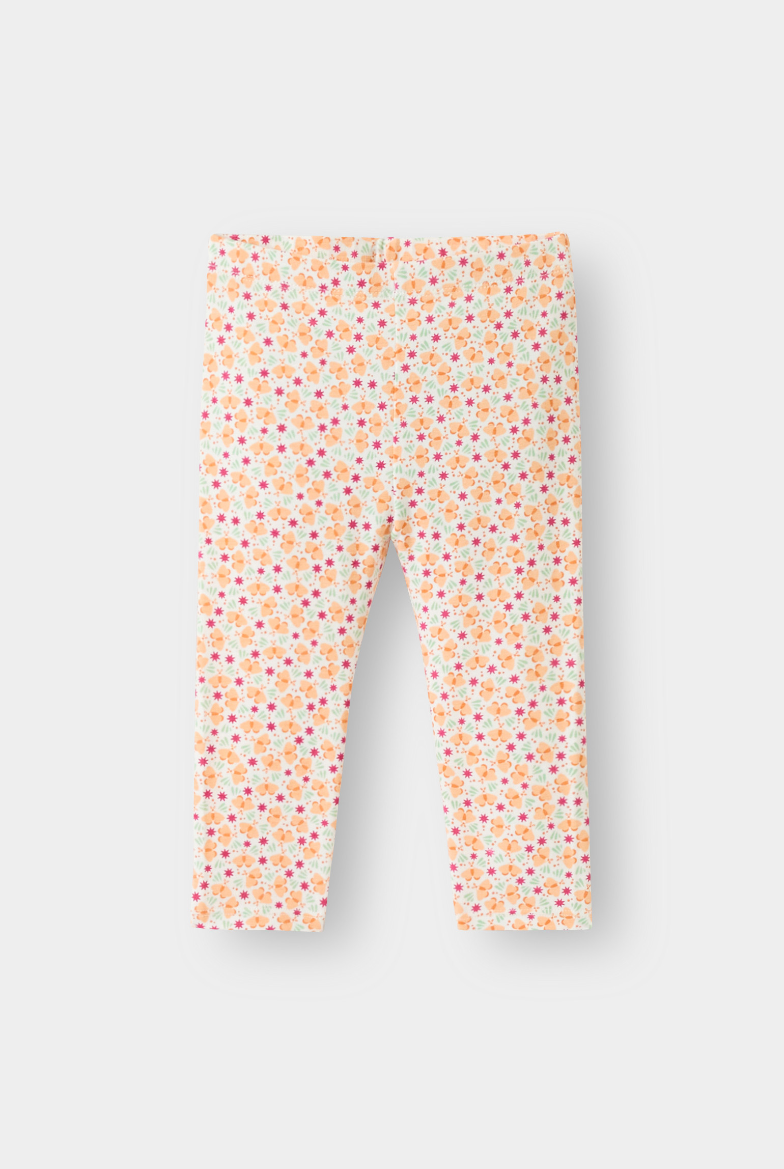 Legging papillon bleu bébé fille - Rose dragée