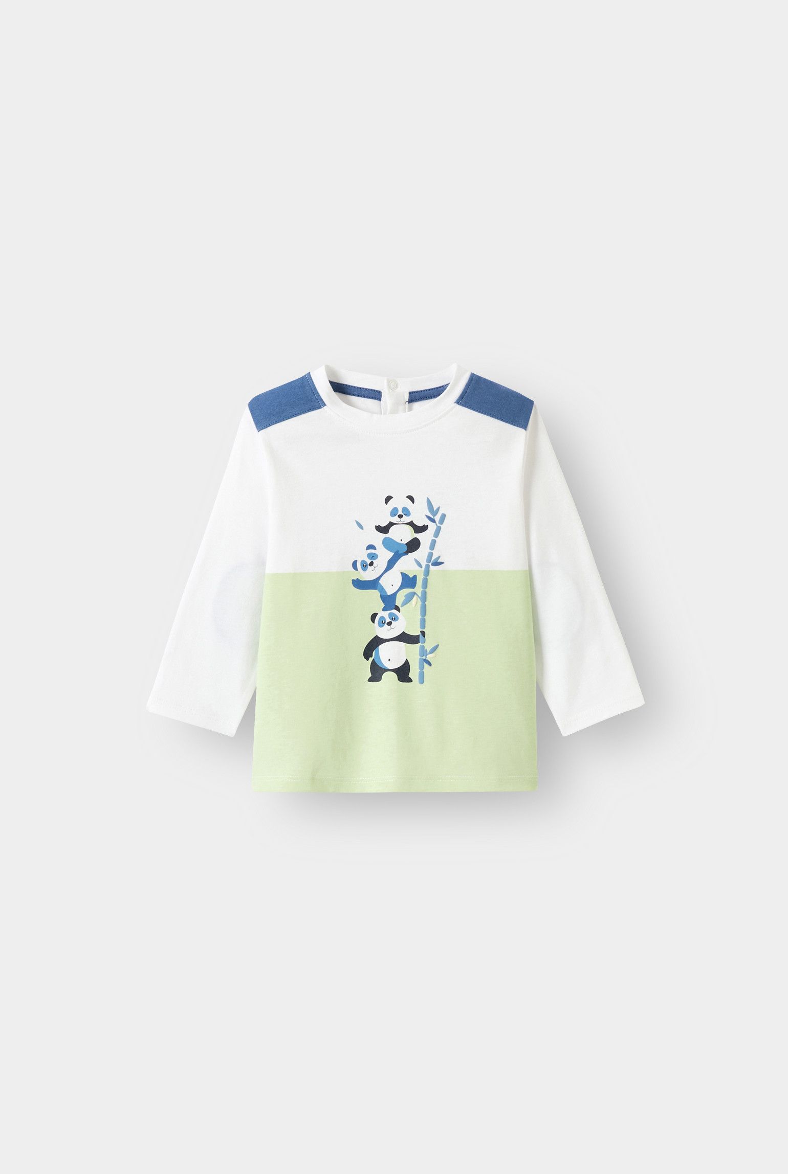 T-shirt vert bébé garçon - Vert granny