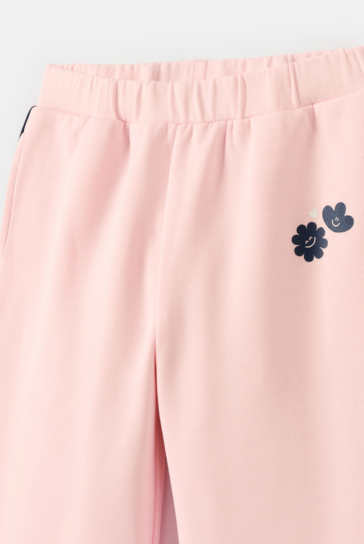 Jogging large vert fille - Rose pâle