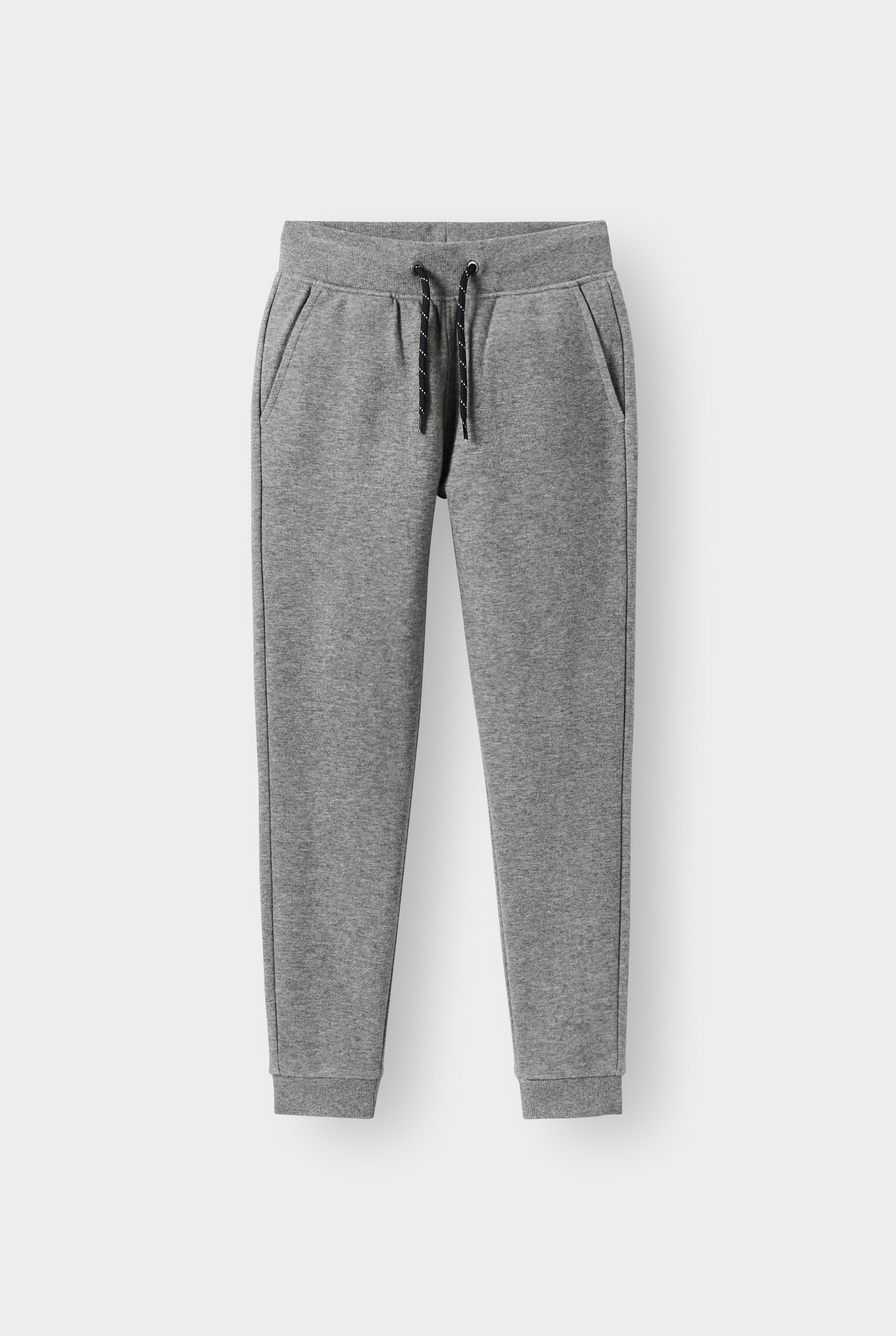 Jogging gris chiné garçon - Gris chiné moyen
