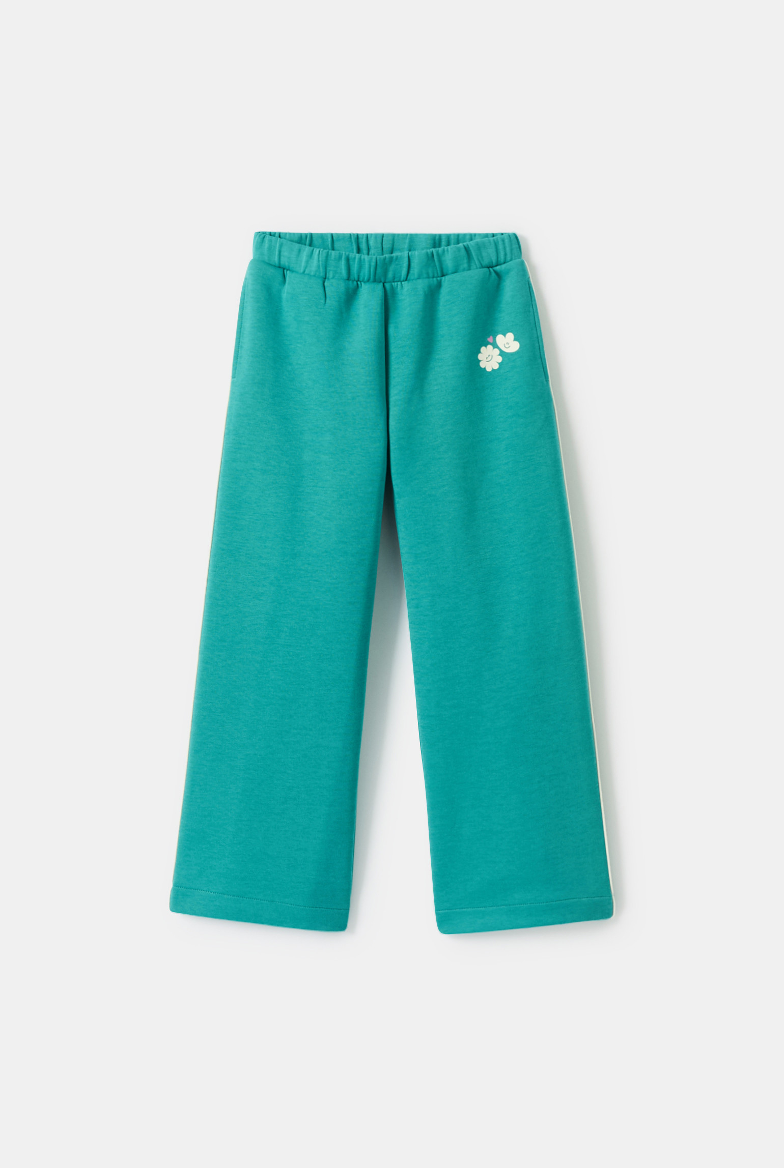Jogging large vert fille - Vert Emeraude