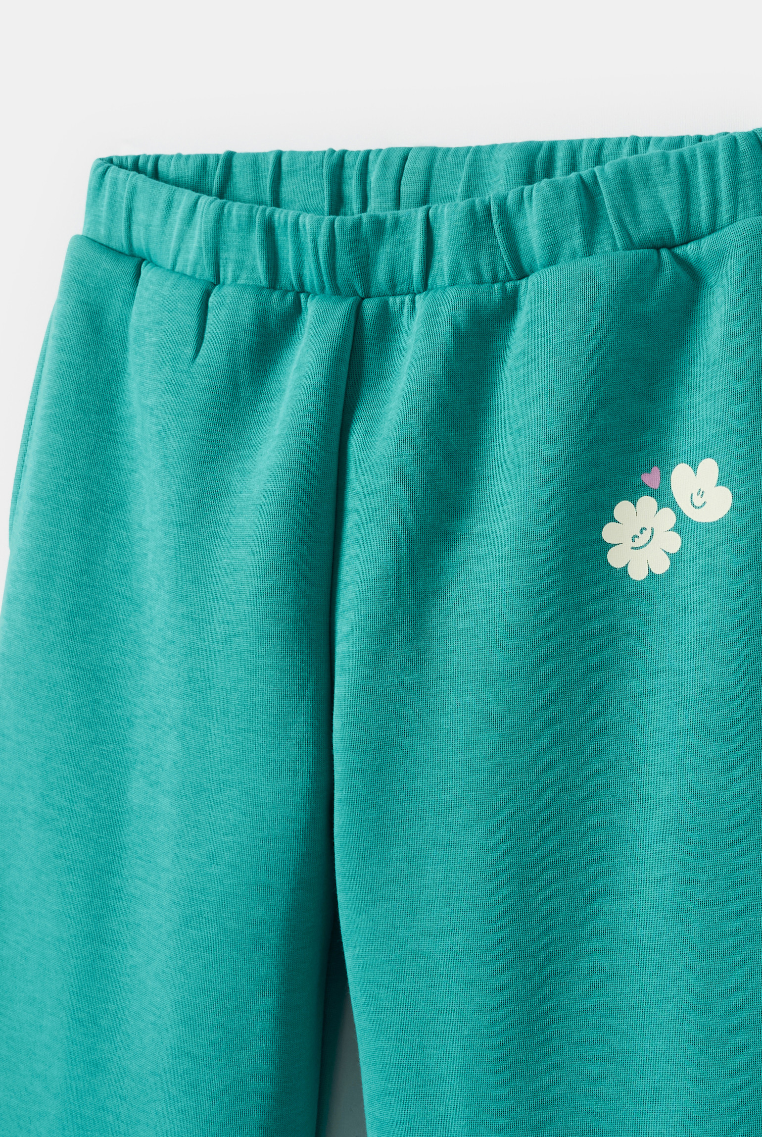 Jogging large vert fille - Vert Emeraude