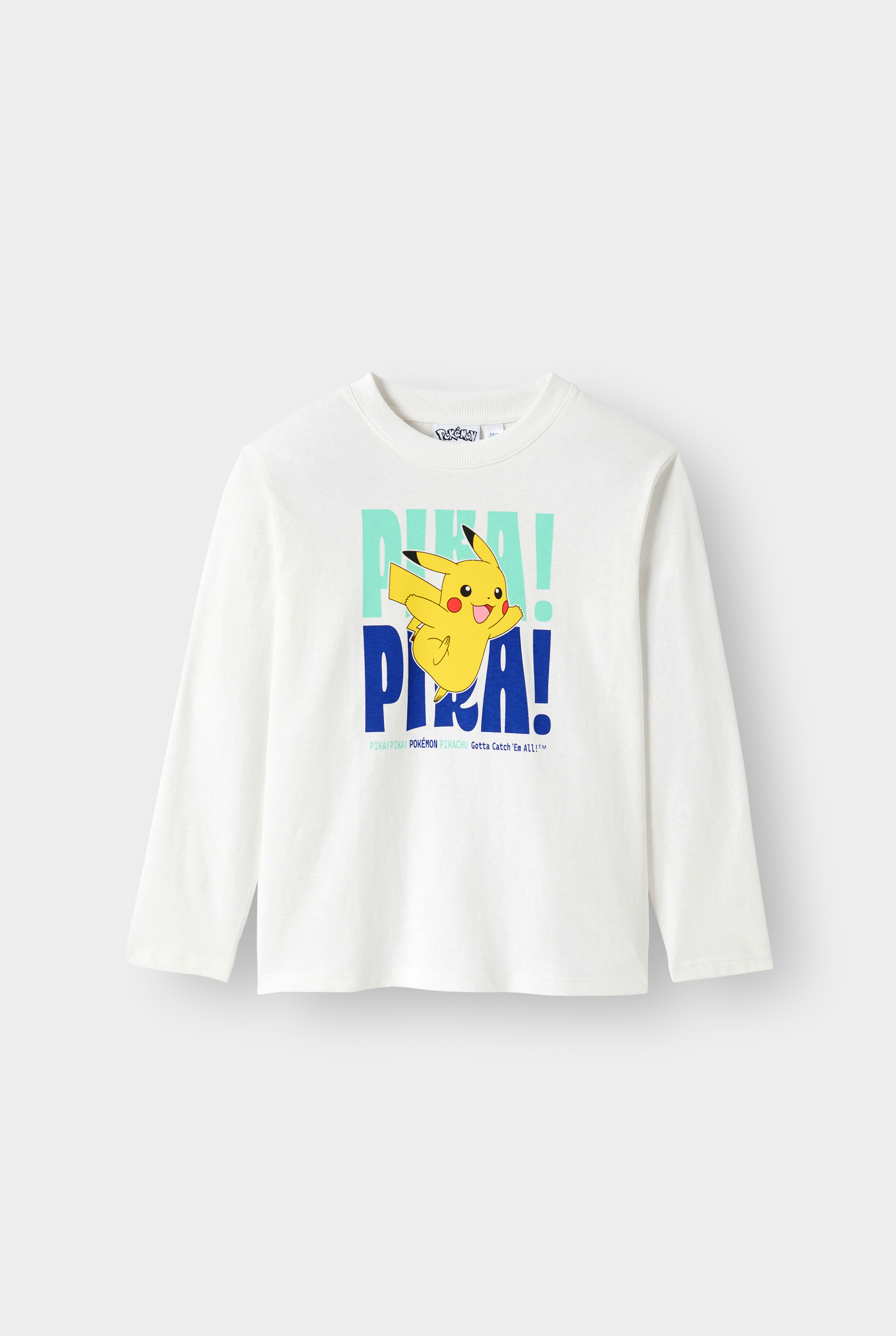 T-shirt Pokémon blanc enfant - blanc mouton
