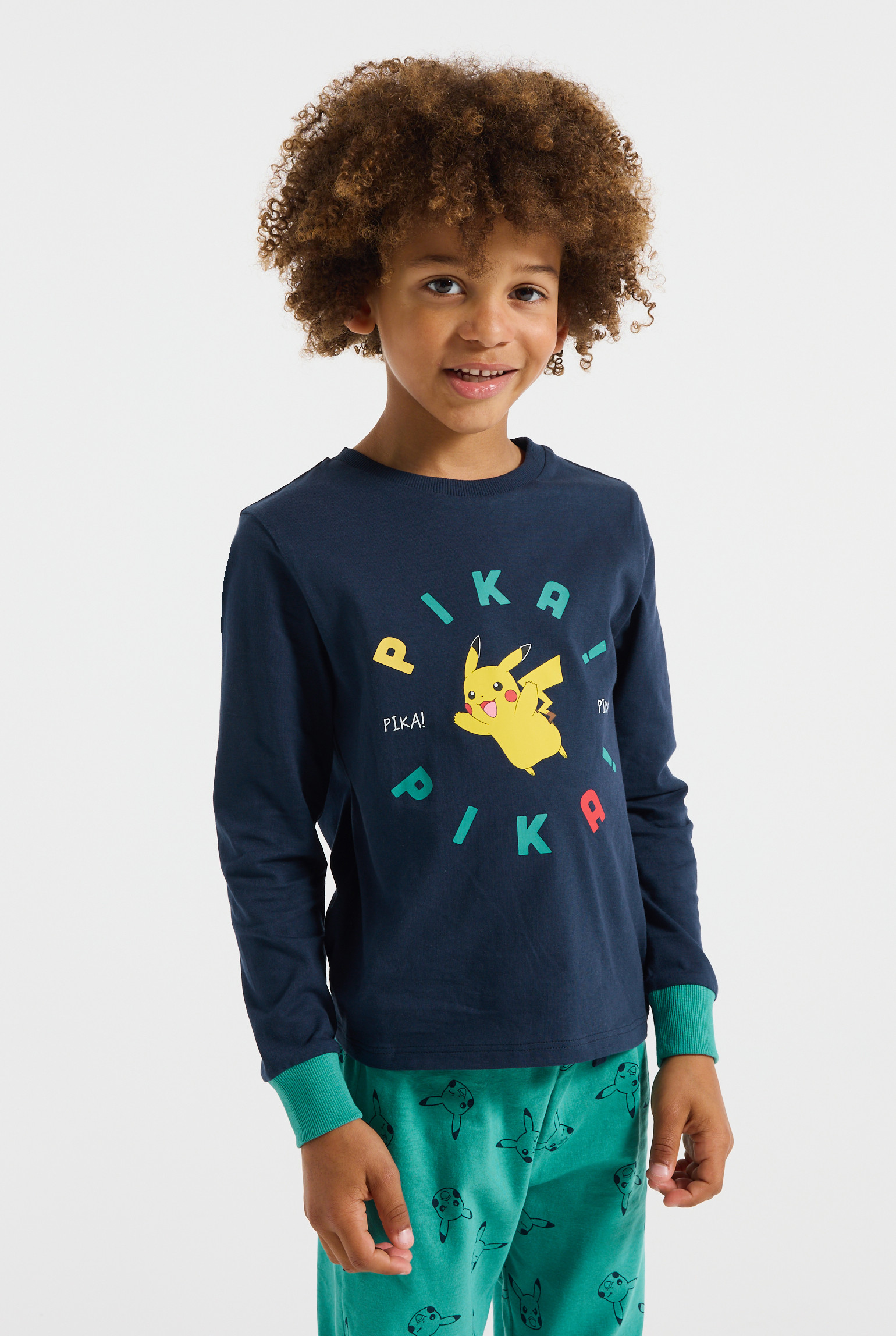 Pyjama Pikachu vert garçon - Vert Emeraude