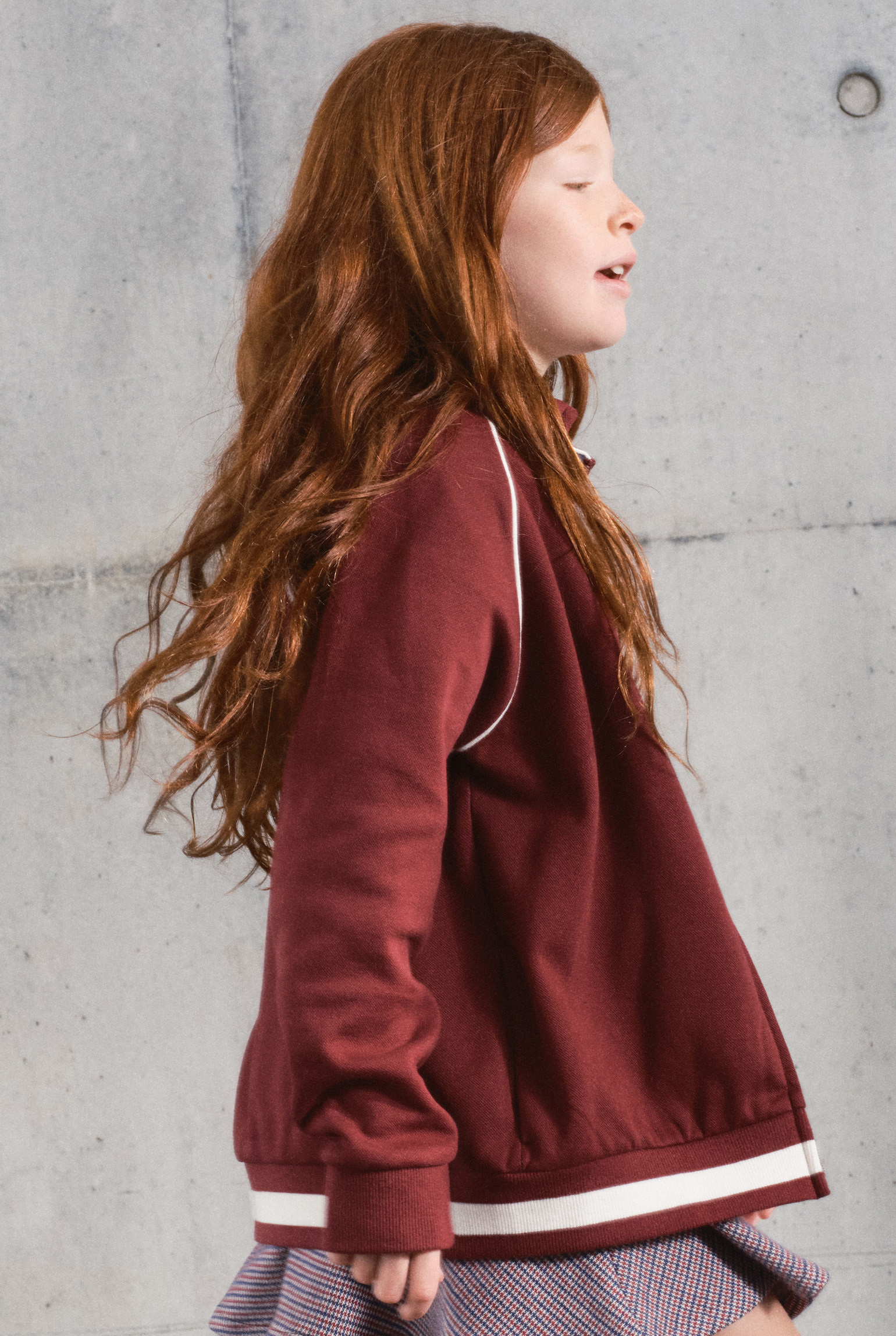 Veste zippée bleue garçon - Prune