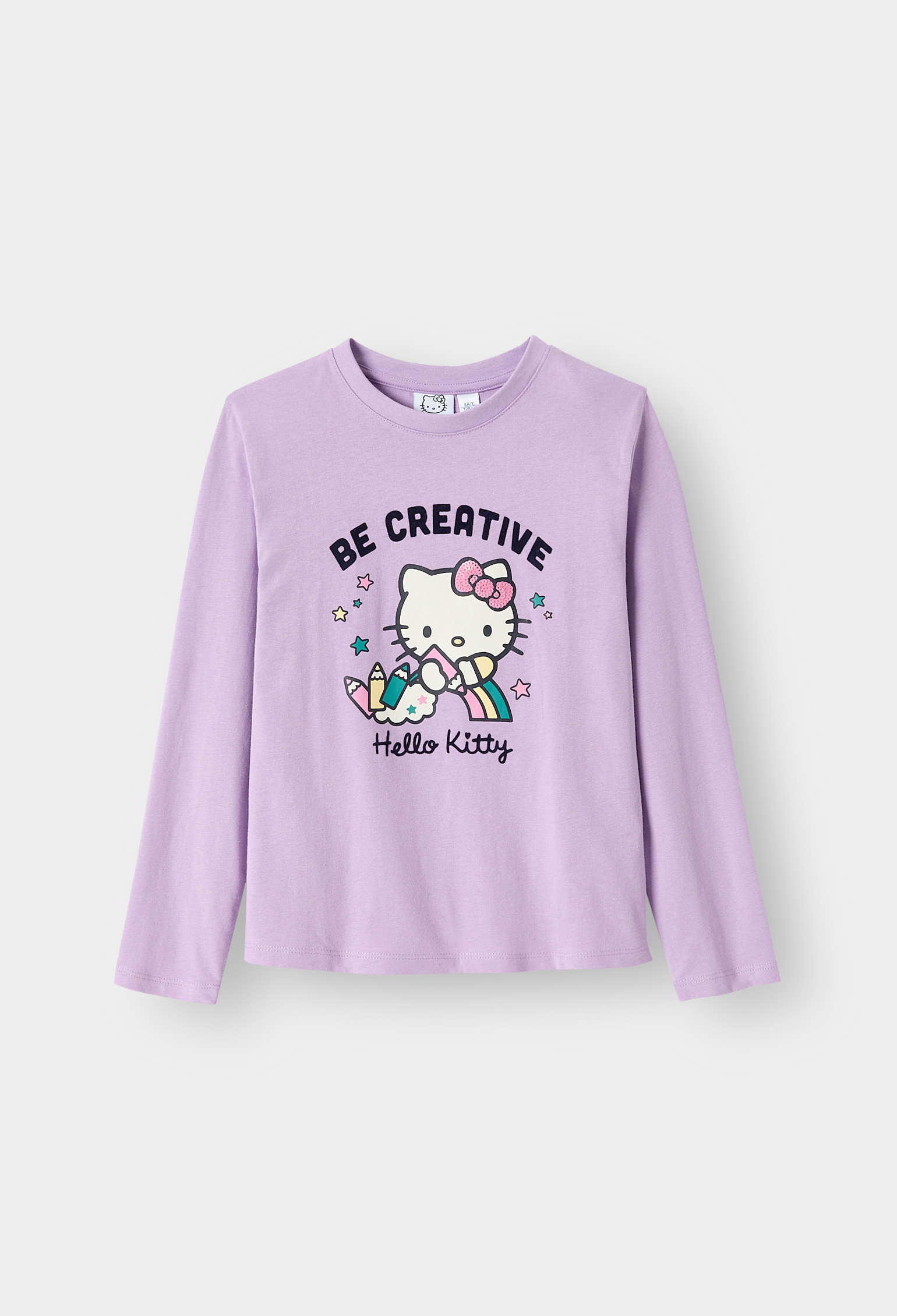 T-shirt Hello Kitty violet fille - Light Purple