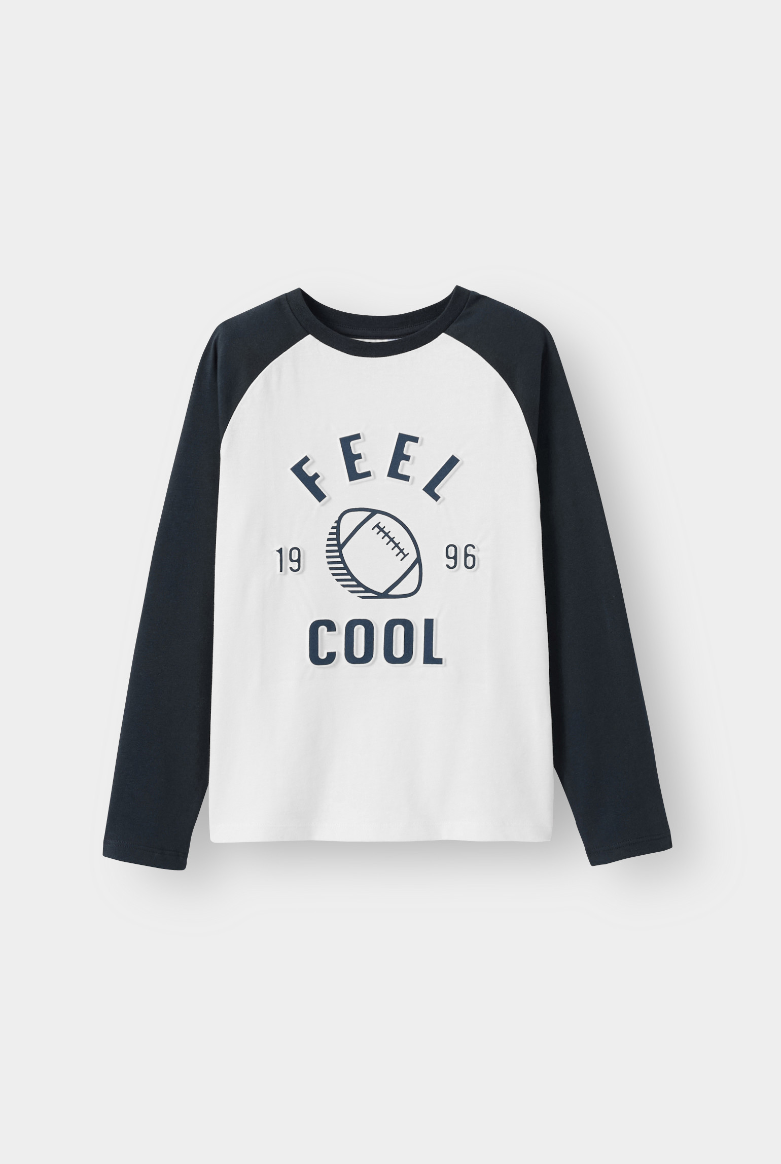 T-shirt imprimé blanc garçon - Bleu Agate