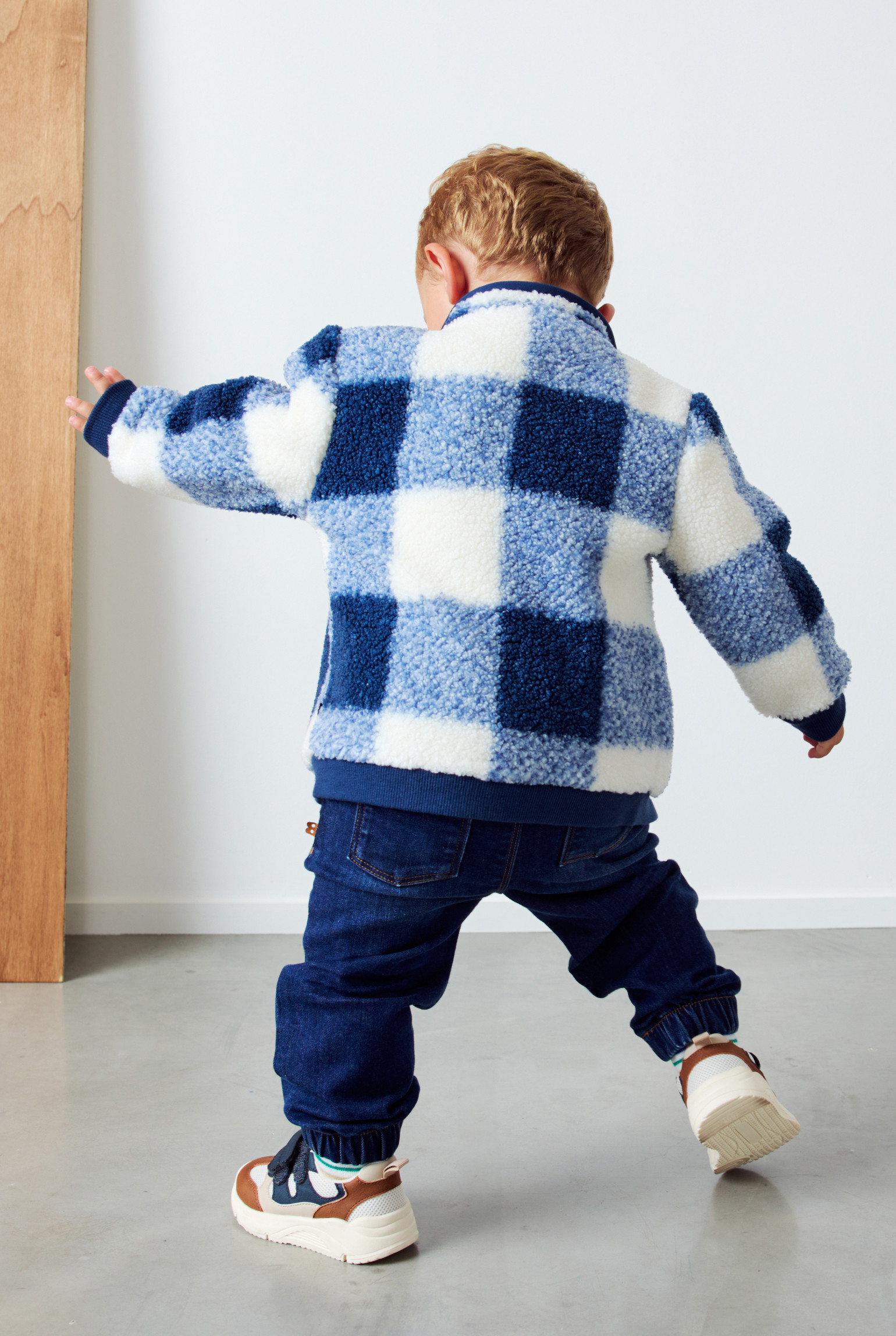 Jean droit bleu stretch bébé garçon - Denim bleu stone