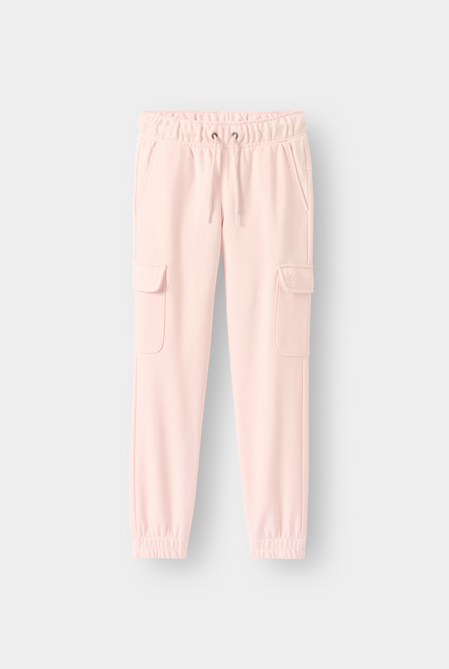 Pantalon de jogging cargo rose clair fille - Rose pâle