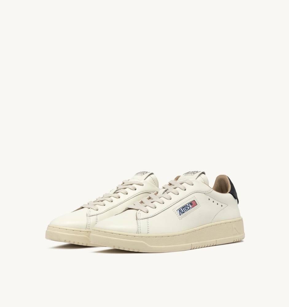 DALLAS LOW IN WHITE AND SPACE LEATHER