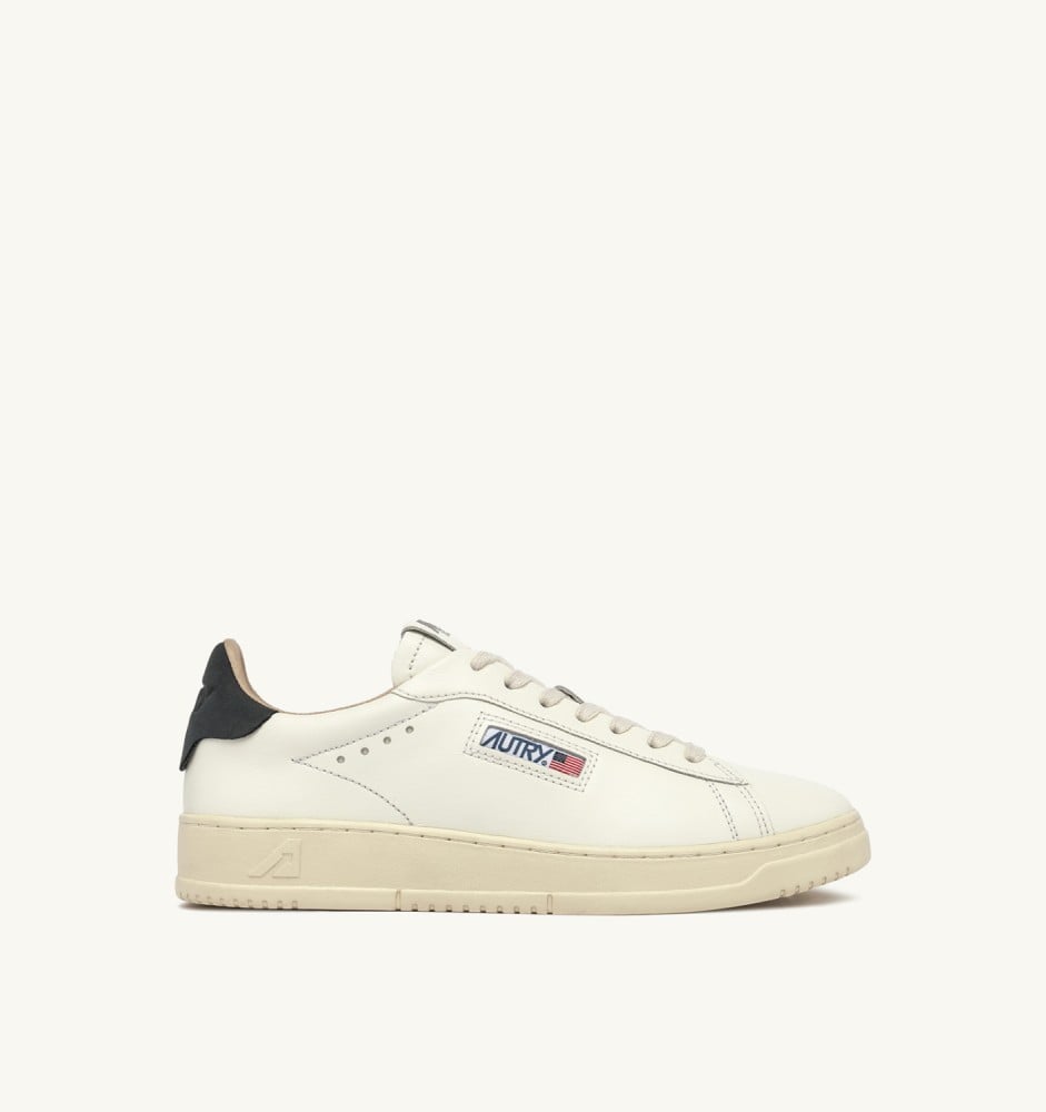 DALLAS LOW IN WHITE AND SPACE LEATHER