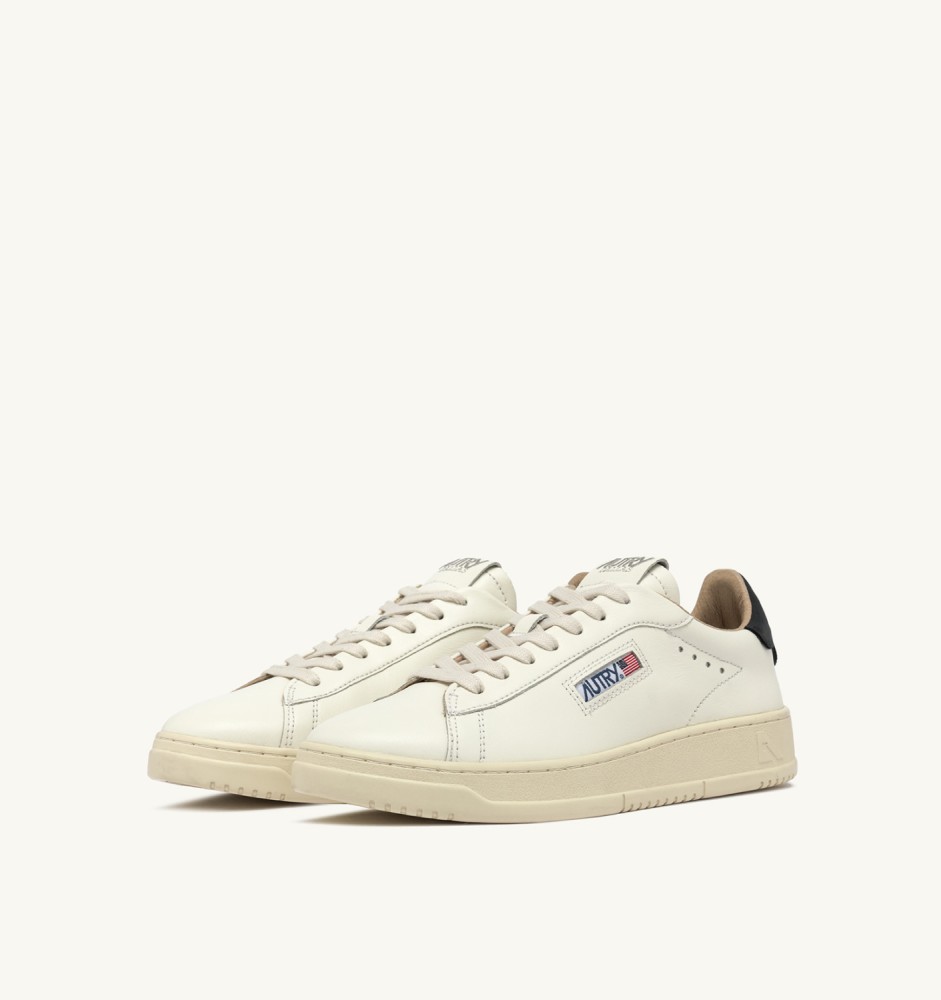 DALLAS LOW IN WHITE AND SPACE LEATHER