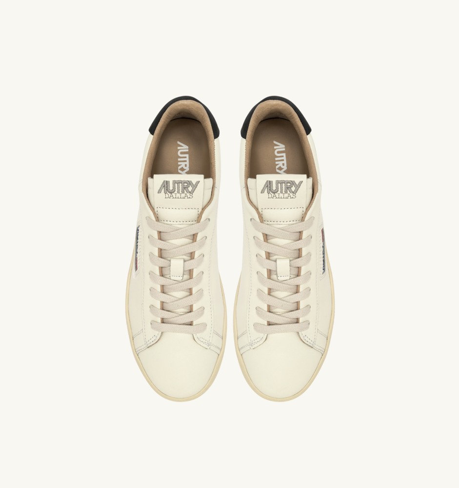 DALLAS LOW IN WHITE AND SPACE LEATHER