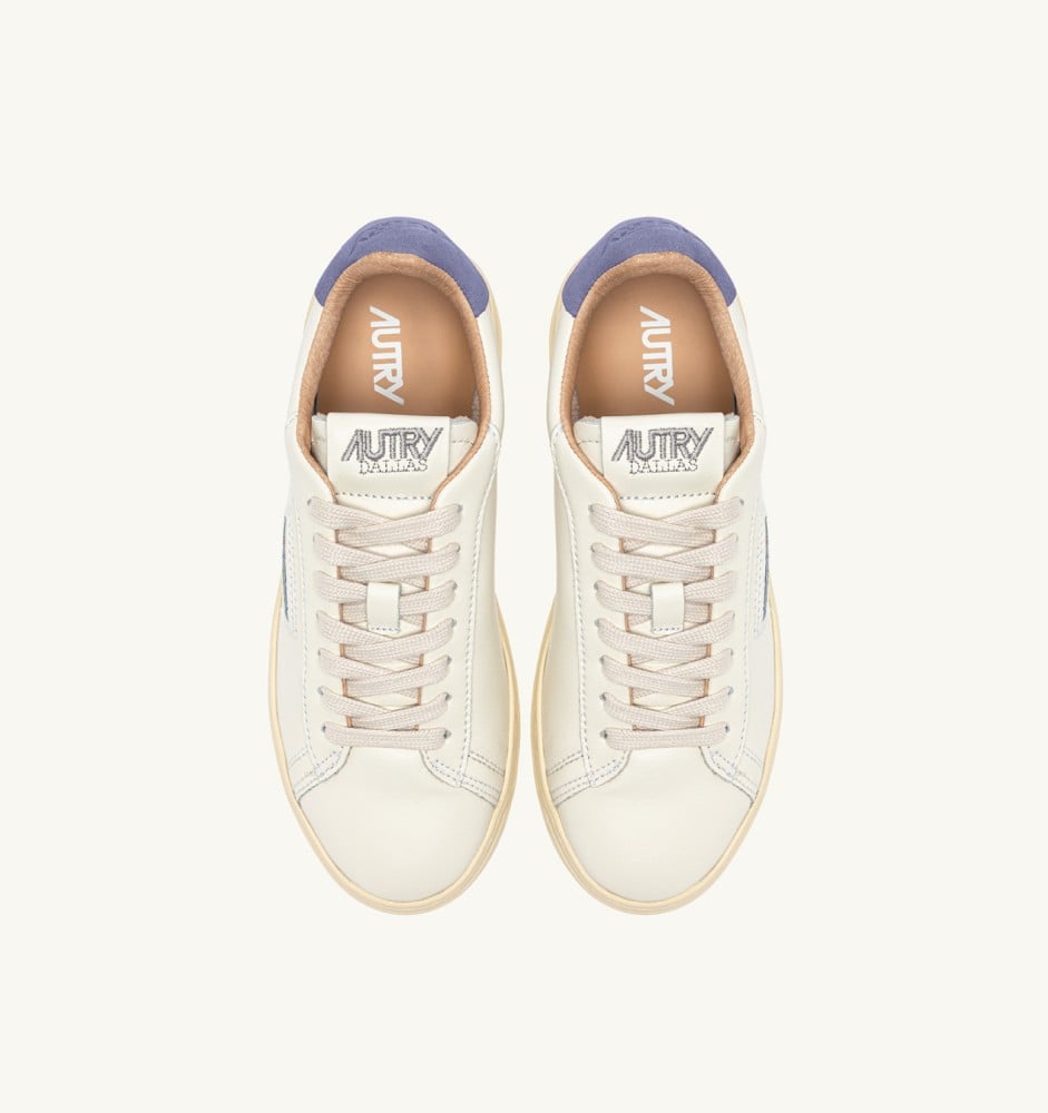 DALLAS LOW IN MARSHMALLOW AND TEMPEST LEATHER