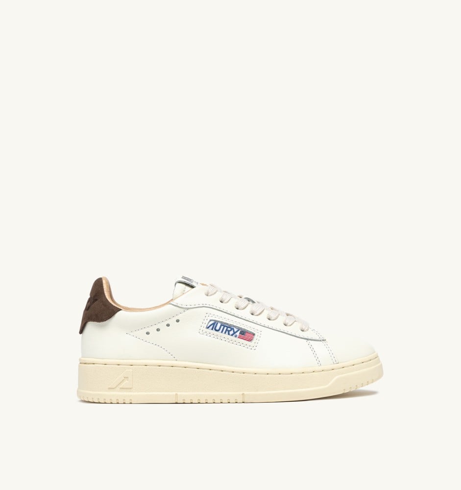 DALLAS LOW IN TEAK AND MARSHMALLOW LEATHER