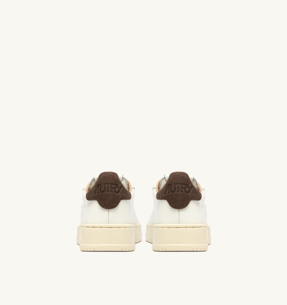 DALLAS LOW IN TEAK AND MARSHMALLOW LEATHER