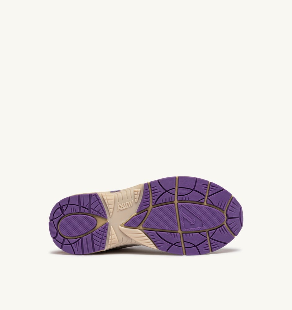 HYPERWAY IN ARABESQUE AND WHITE MESH AND SUEDE