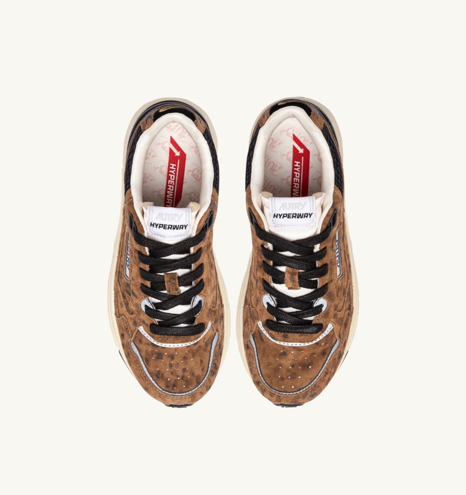 HYPERWAY IN SAND, EVY LEOPARD AND BLACK SUEDE