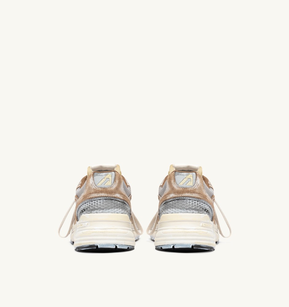 HYPERWAY SUPER VINTAGE IN MILKSHAKE AND SILVER SUEDE