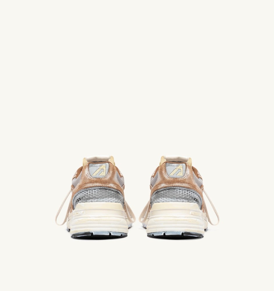 HYPERWAY SUPER VINTAGE IN MILKSHAKE AND SILVER SUEDE
