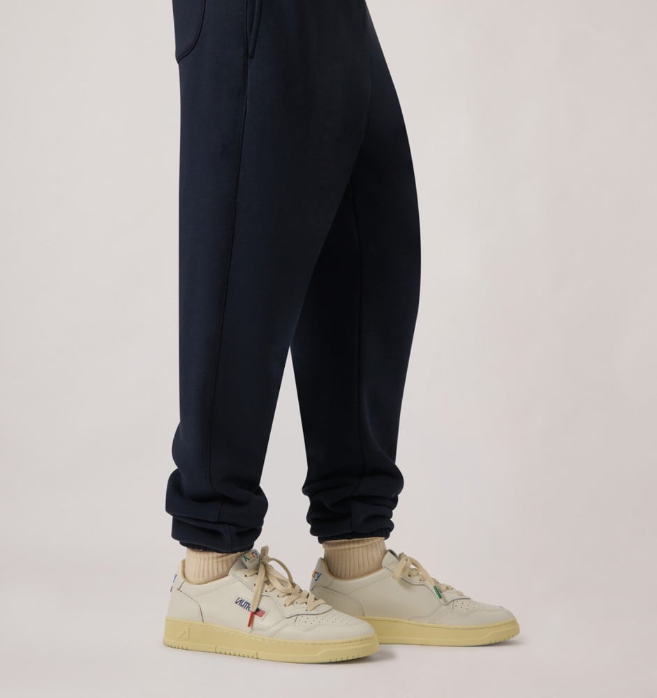 MEDALIST LOW IN WHITE LEATHER
