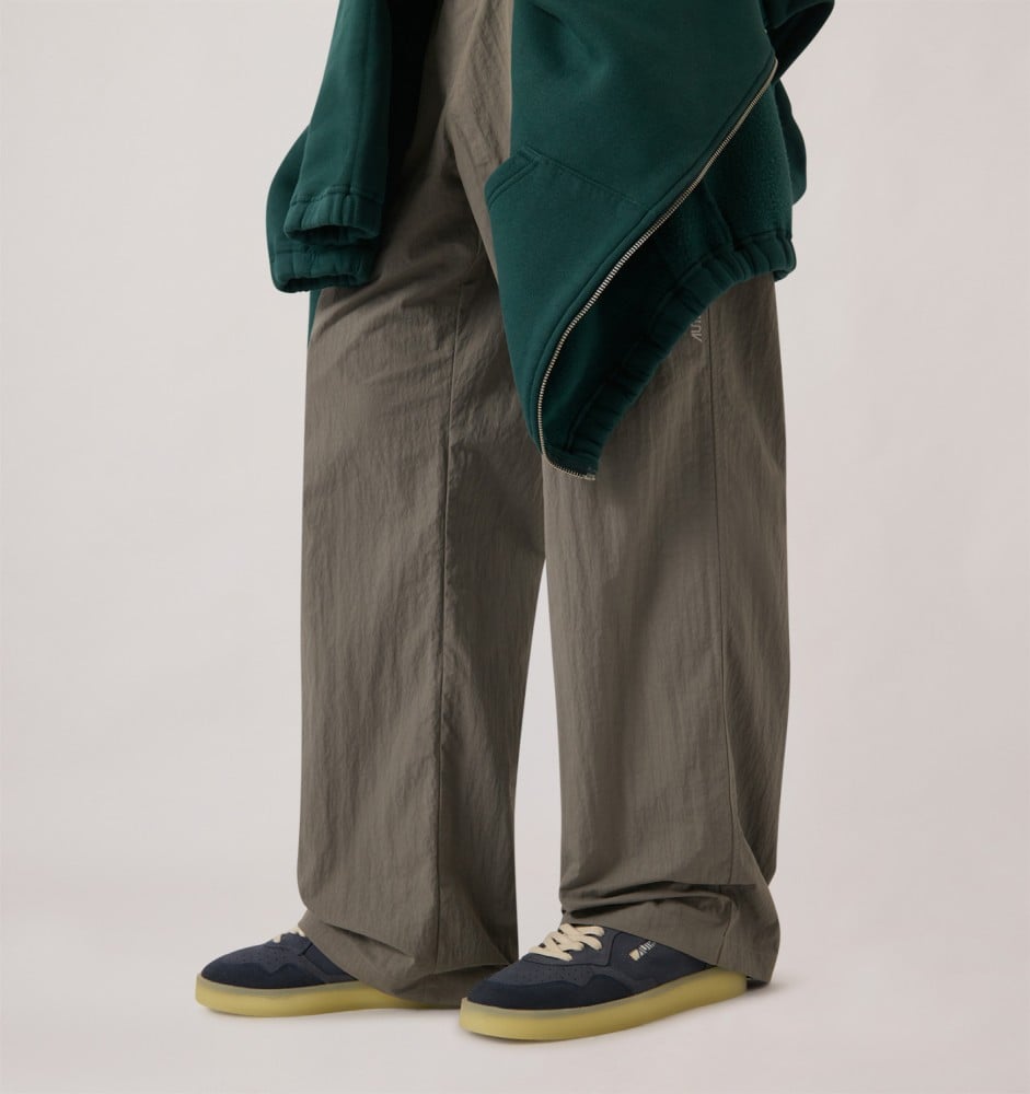 MEDALIST LOW IN DENIM AND VAPOR SUEDE