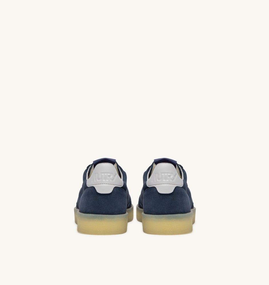 MEDALIST LOW IN DENIM AND VAPOR SUEDE