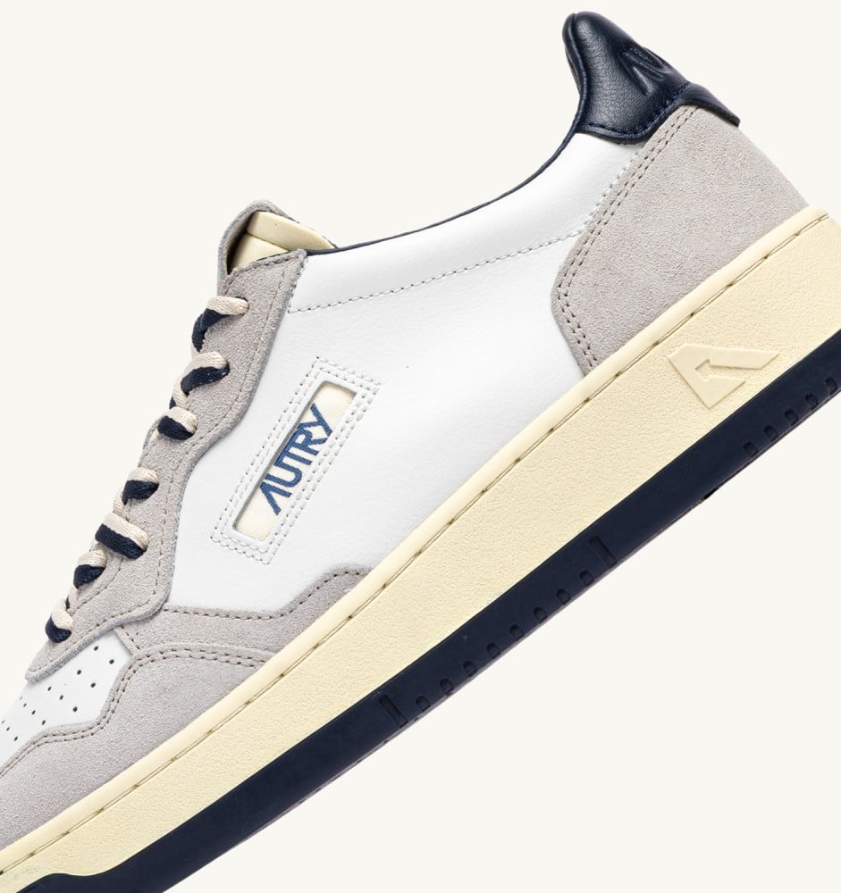 MEDALIST LOW IN VAPOR AND SPACE SUEDE AND LEATHER
