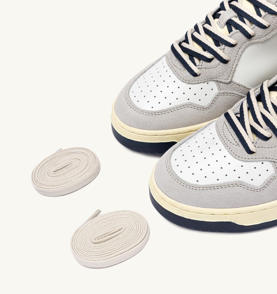 MEDALIST LOW IN VAPOR AND SPACE SUEDE AND LEATHER