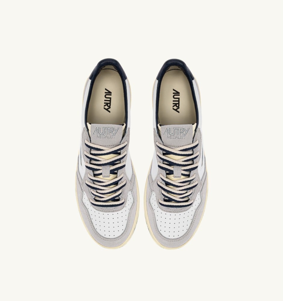 MEDALIST LOW IN VAPOR AND SPACE SUEDE AND LEATHER