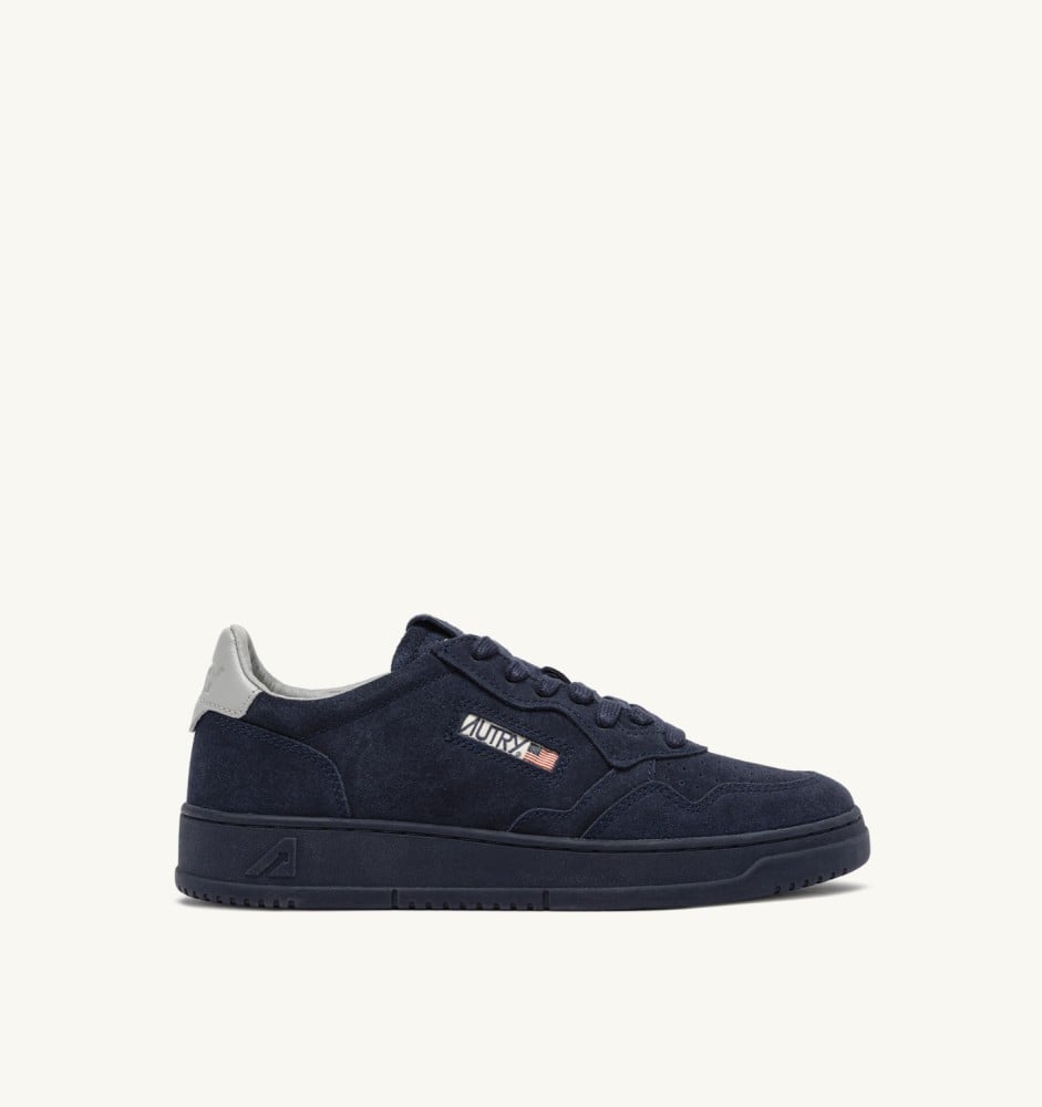 MEDALIST LOW IN NAVY AND VAPOR SUEDE