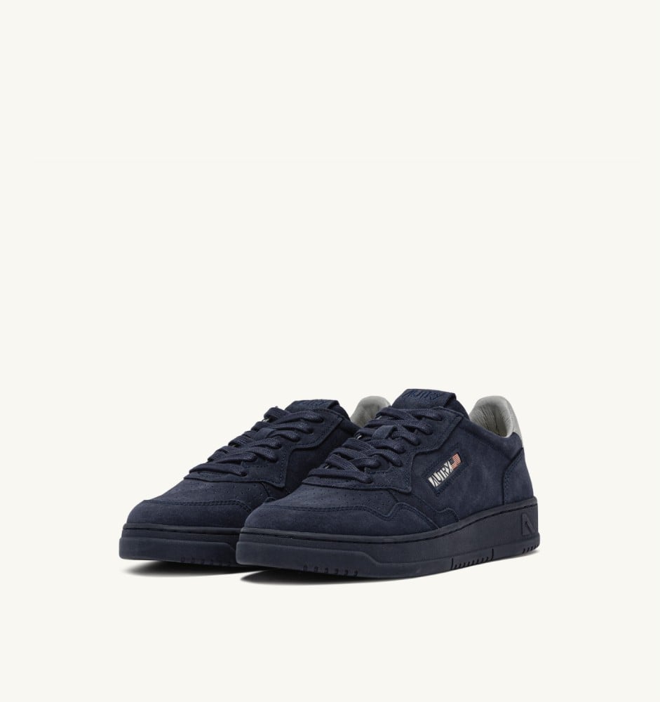 MEDALIST LOW IN NAVY AND VAPOR SUEDE