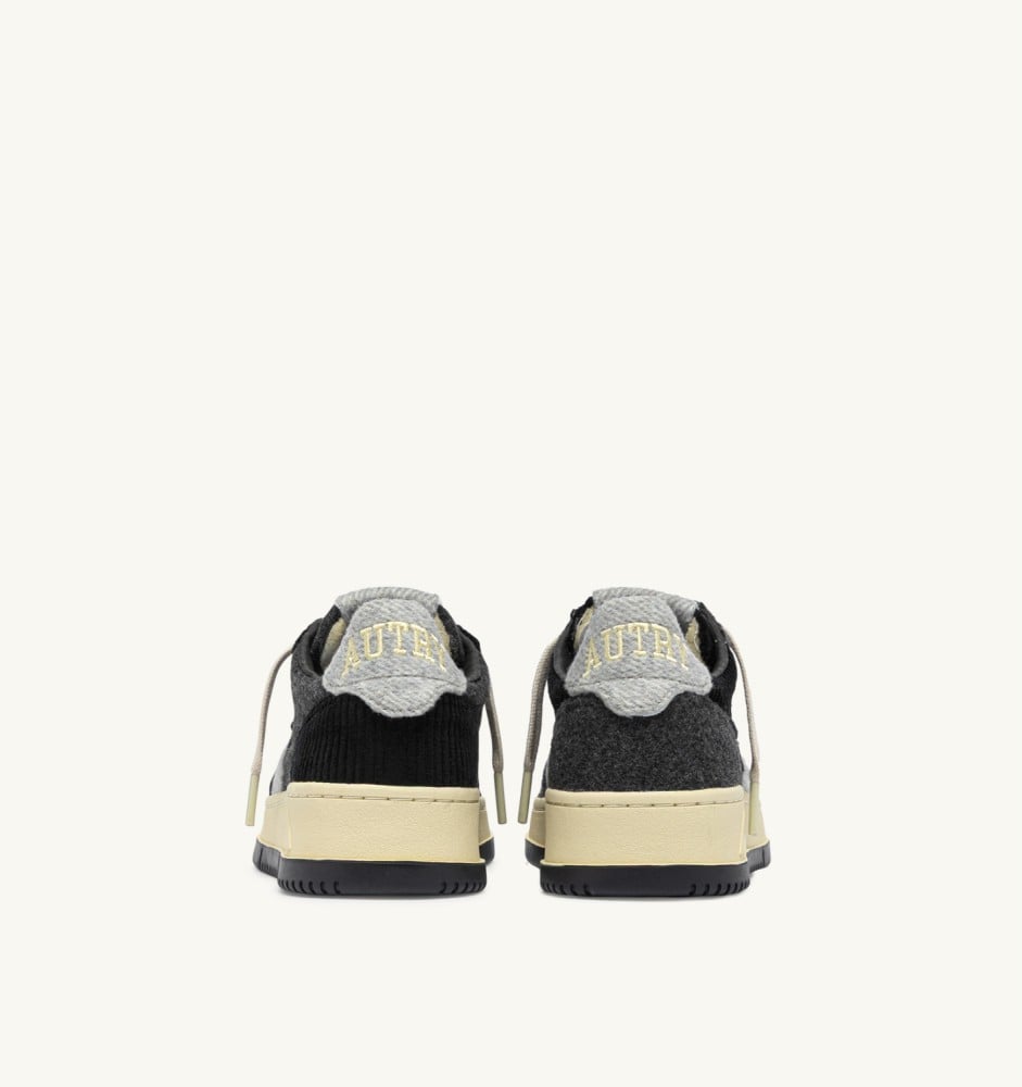 MEDALIST LOW IN BLACK PHANTOM AND GRAY VELVET