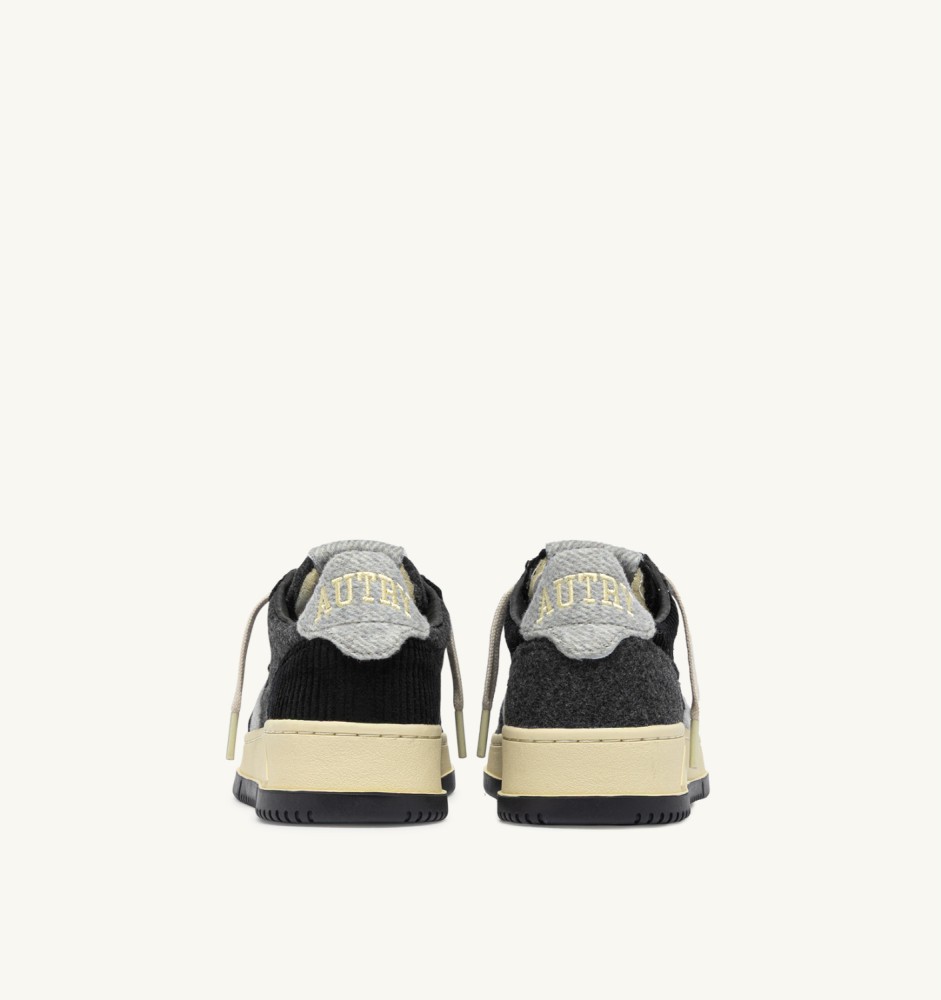 MEDALIST LOW IN BLACK PHANTOM AND GRAY VELVET
