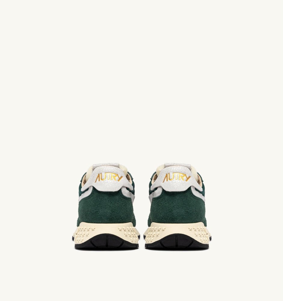 REELWIND LOW IN WHITE AND BOTANICAL GARDEN NYLON AND SUEDE