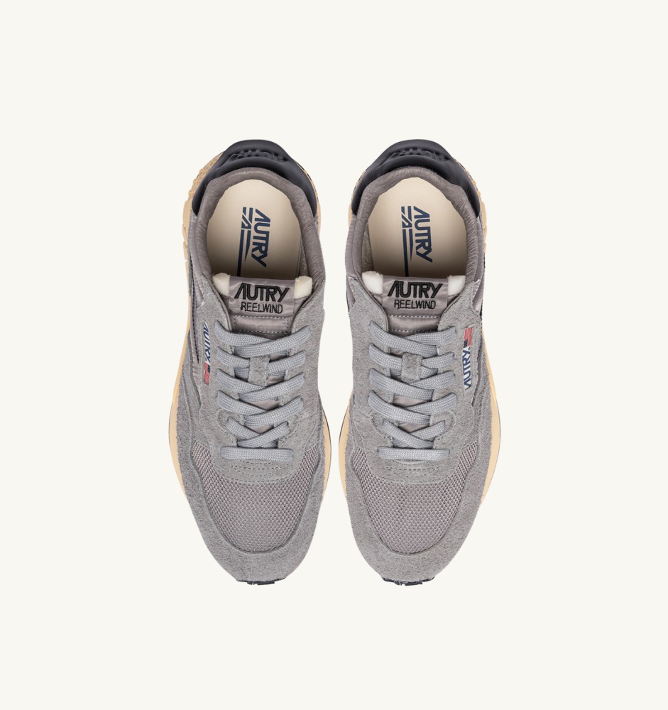 REELWIND LOW IN LEAD AND BLACK NYLON AND SUEDE