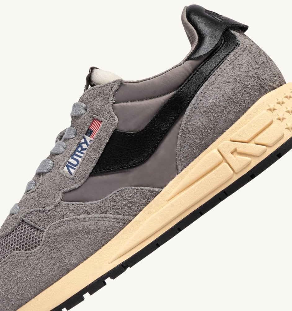 REELWIND LOW IN LEAD AND BLACK NYLON AND SUEDE