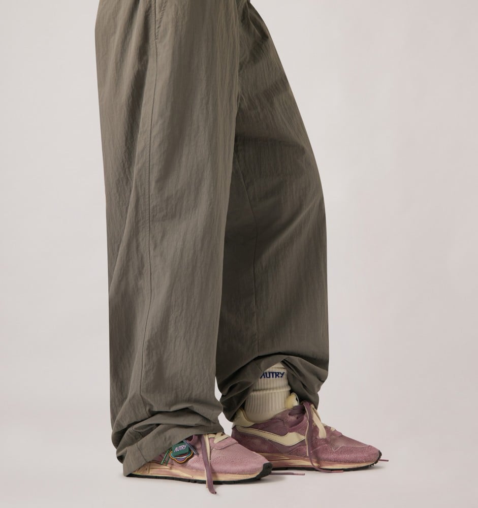 REELWIND SUPER VINTAGE IN WINDSOR WINE AND WHITE SUEDE AND NYLON