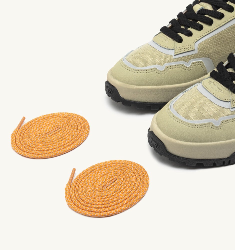 WILDPACE LOW IN RIPSTOP NYLON AND LEATHER COLOR TIDAL FOAM AND REFLEX