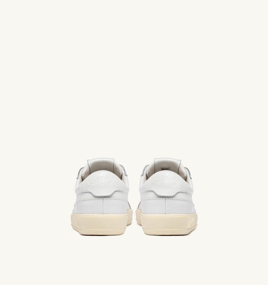 WINDSCAPE LOW IN WHITE LEATHER