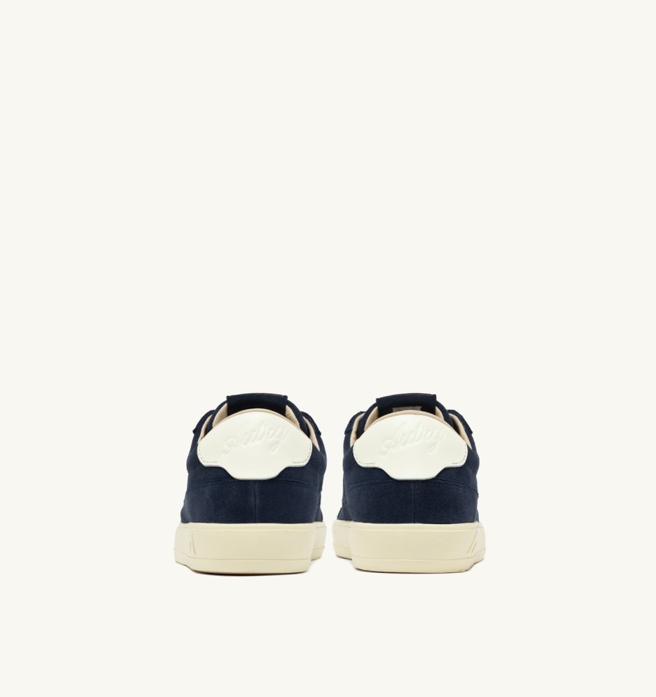 WINDSCAPE LOW IN NAVY AND MARSHMALLOW SUEDE