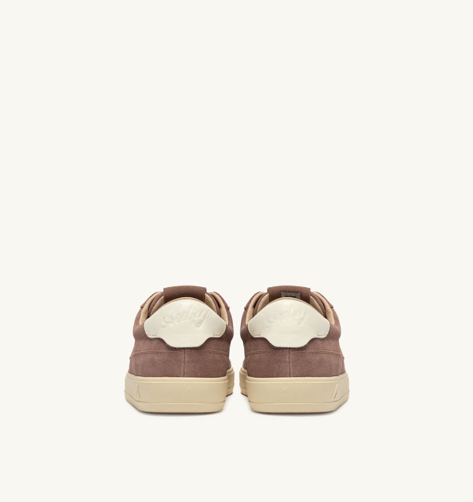 WINDSCAPE LOW IN PIGEON AND MARSHMALLOW SUEDE