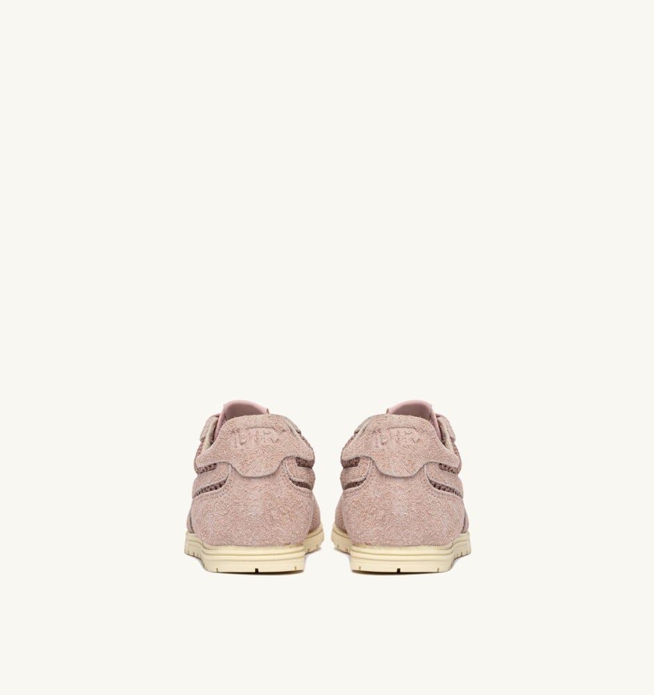 WINDSPIN IN SILK MESH AND SUEDE