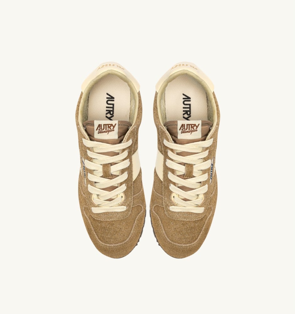 WINDSPIN IN COURO AND RUTABAGA SUEDE AND LEATHER