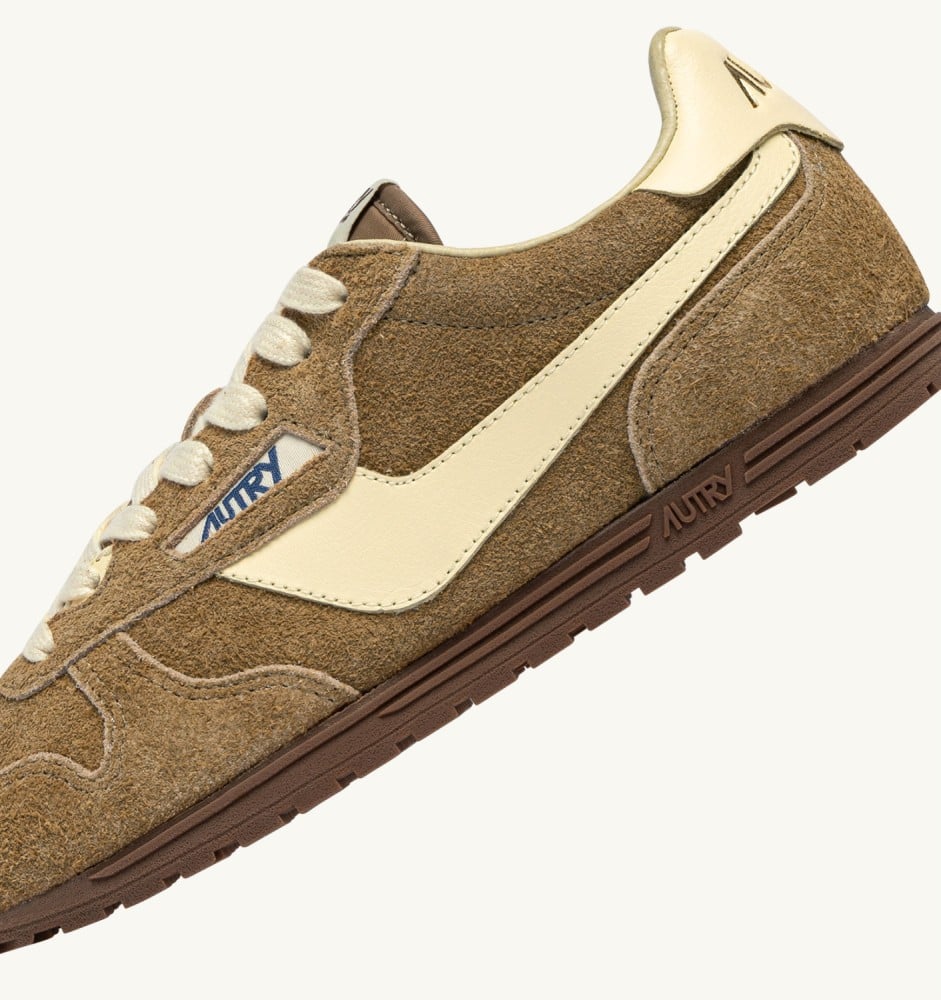 WINDSPIN IN COURO AND RUTABAGA SUEDE AND LEATHER